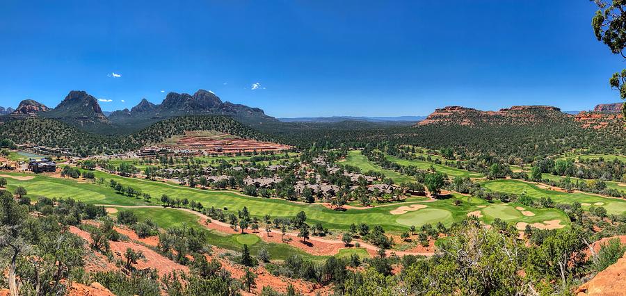 Seven Canyons Golf Course Panorama Photograph by Anthony Giammarino