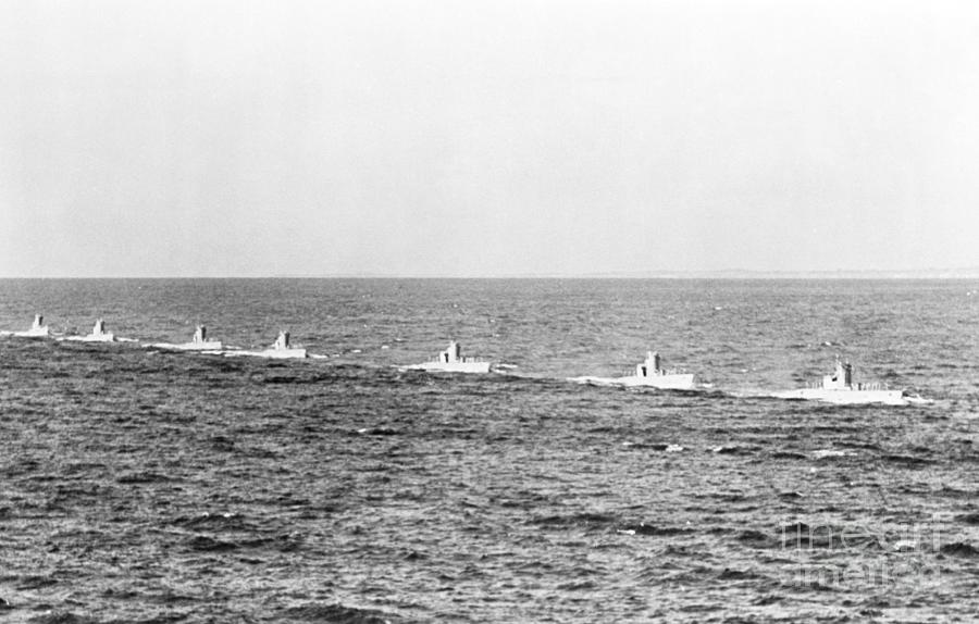 Seven German Submarines Photograph by Bettmann