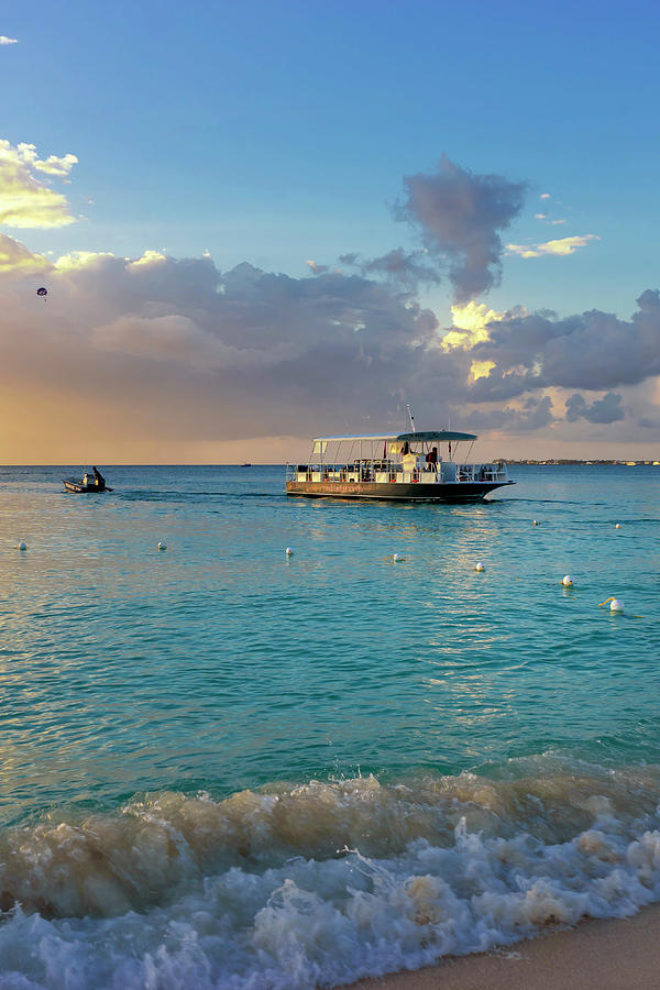 Seven Mile Beach, Cayman Islands Digital Art by Angela Pagano