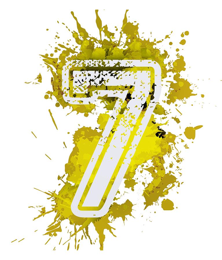 Seven over yellow stain by Alberto RuiZ Seven over yellow stain by Alberto RuiZ
