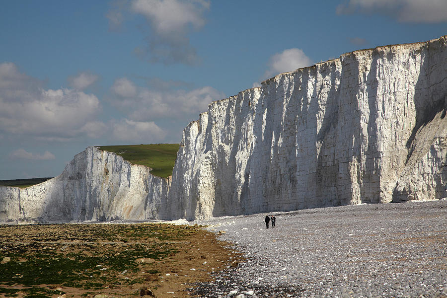 Seven Sisters Chalk Cliffs by David Wall Photo