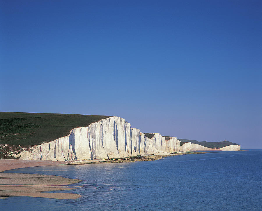 Seven Sisters Cliffs, East Sussex Photograph by Abel