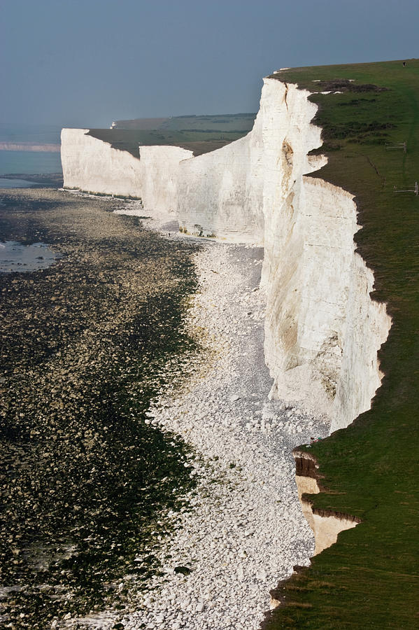 Seven Sisters Coastline At Low Tide Photograph by Paul Mansfield Photography