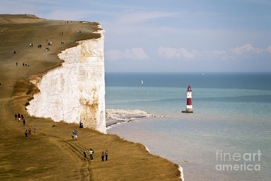Tide Photograph - Seven Sisters National Park, View Of by Niepo Tide Photograph - Seven Sisters National Park, View Of by Niepo