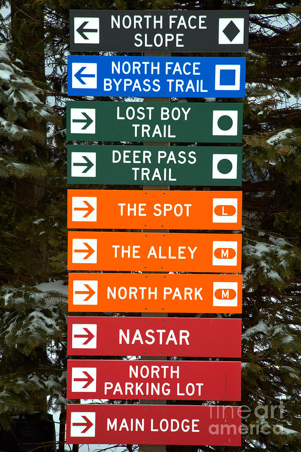 Seven Springs Ski Resort Directions Photograph by Adam Jewell