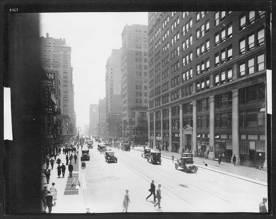 Seventh Avenue Looking South From 31st Photograph by The New York Historical Society
