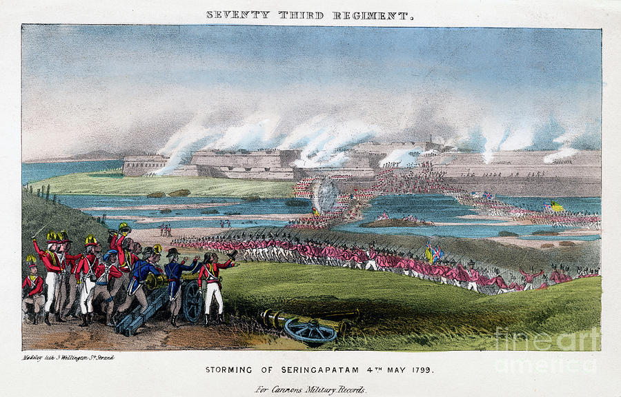 Seventy-third Regiment, Storming Drawing by Print Collector