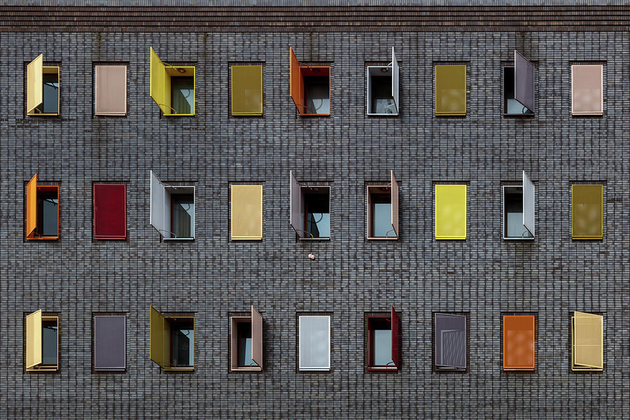 Architecture Photograph - Several Colours by Theo Luycx