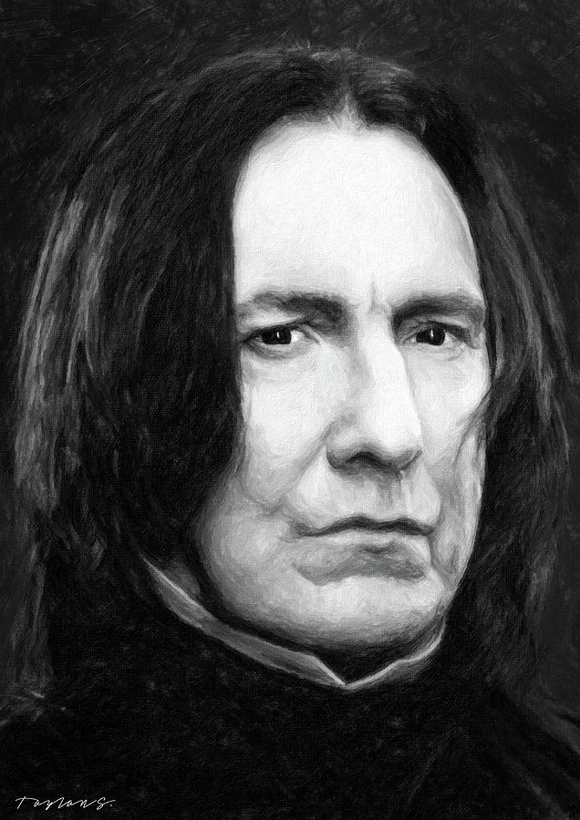 Severus Snape Painting by Zapista OU