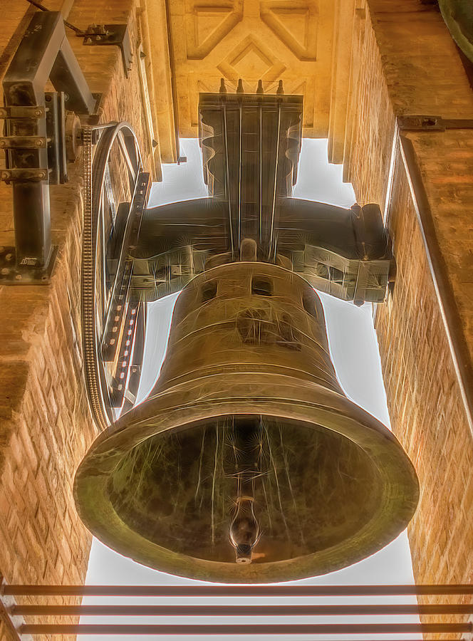 Seville Cathedral Bell Photograph by Marcy Wielfaert