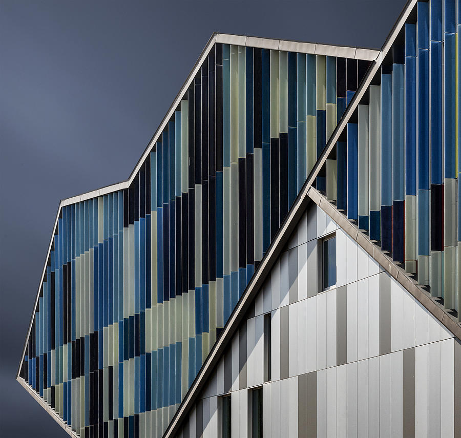 Architecture Photograph - Shades Of Blue by Jef Van Den Houte