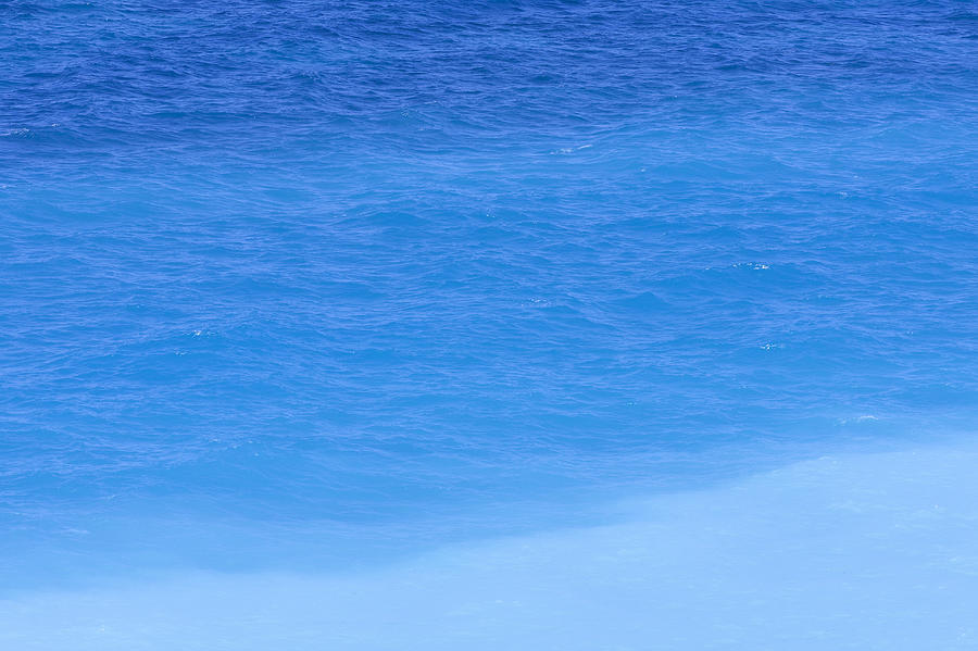 Shades Of Blue Ocean, Rhodos Photograph by Werner Van Steen