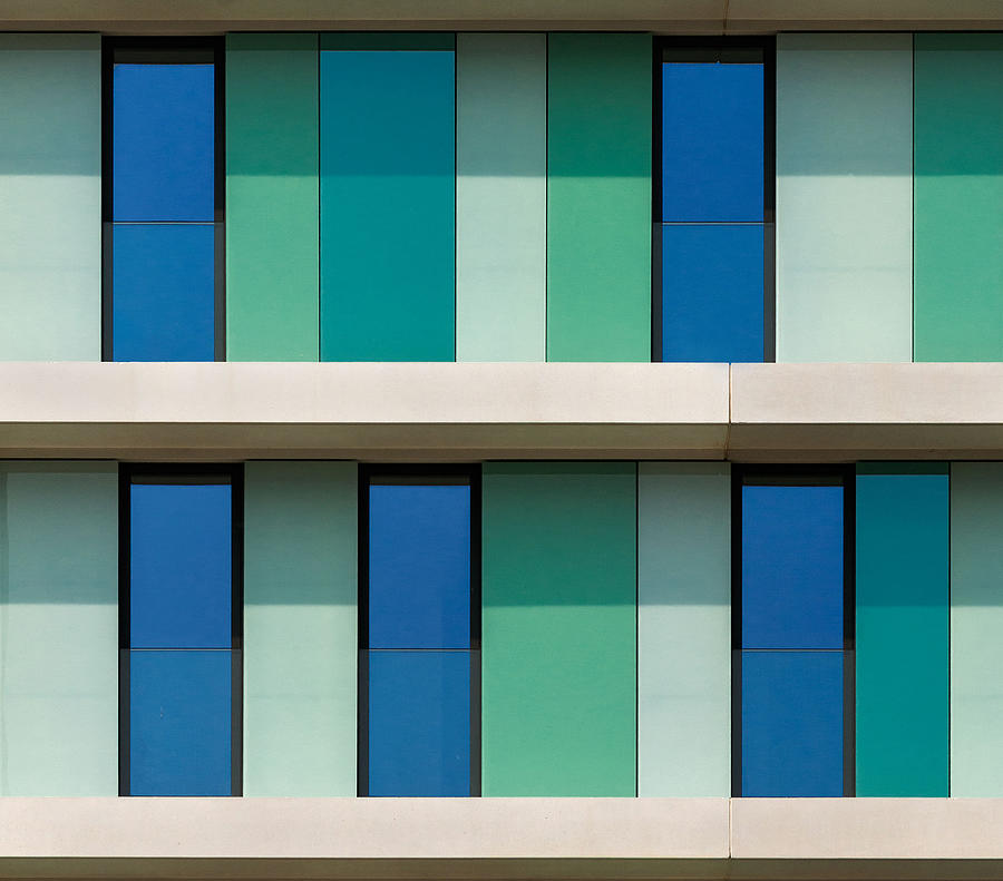 Shades Of Green And Blue Photograph by Jef Van Den Houte