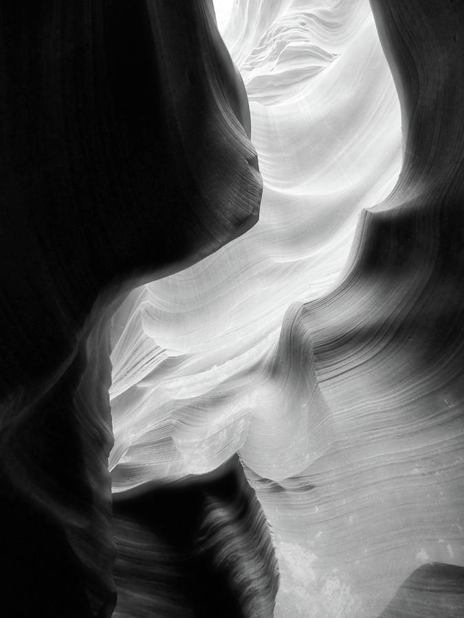 Shades of The Lower Antelope Valley BnW Photograph by Doris Aguirre
