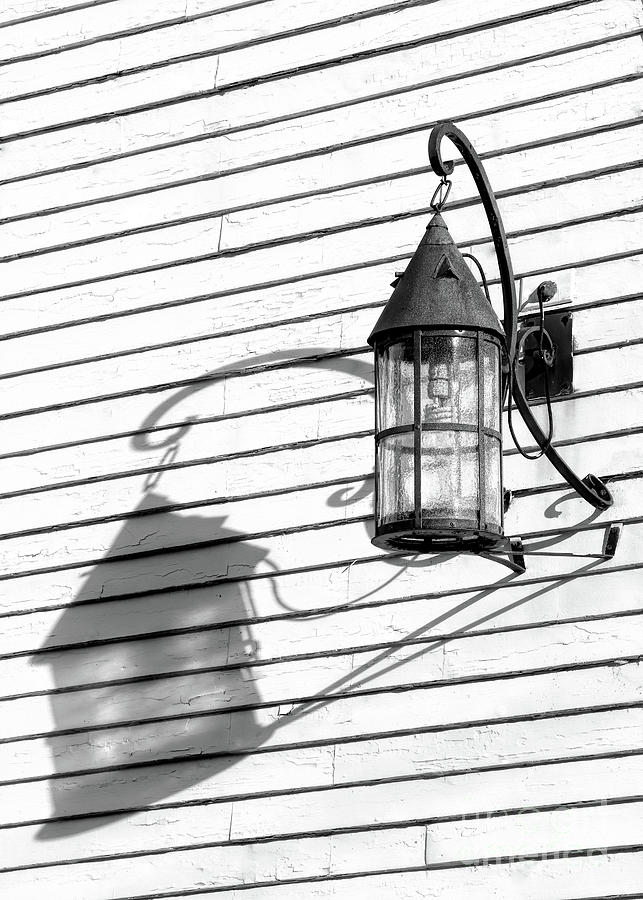 Shadow of a Lantern Photograph by Janice Drew