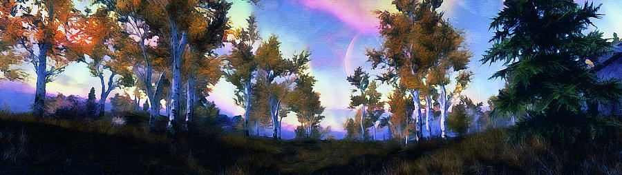 Shadow of the Moon - 14 Painting by AM FineArtPrints
