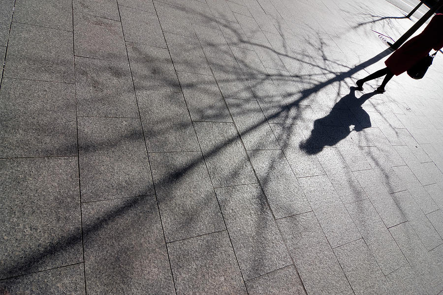 Shadow On The Street Digital Art by Ugo Mellone