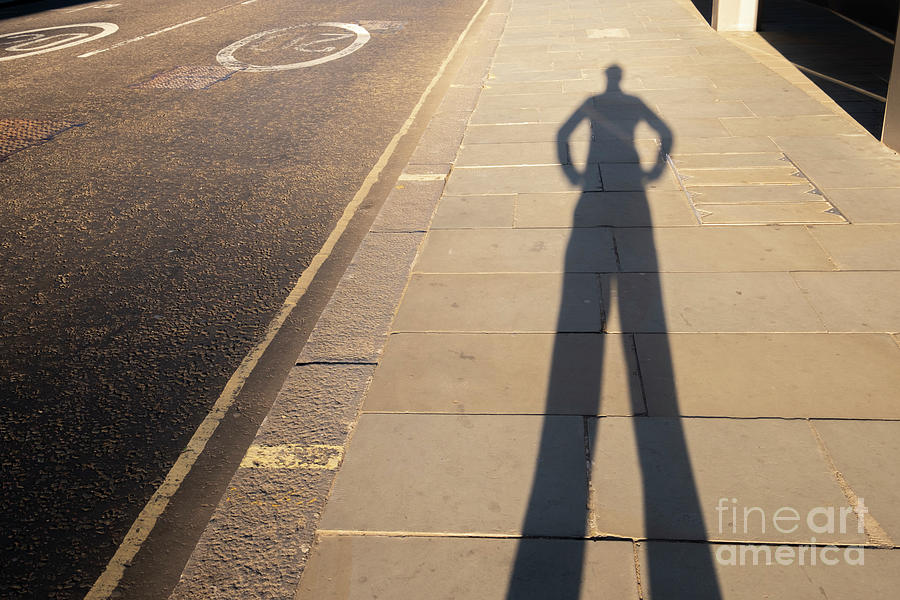 Shadow With Hands On Hips Photograph by Conceptual Images/science Photo Library
