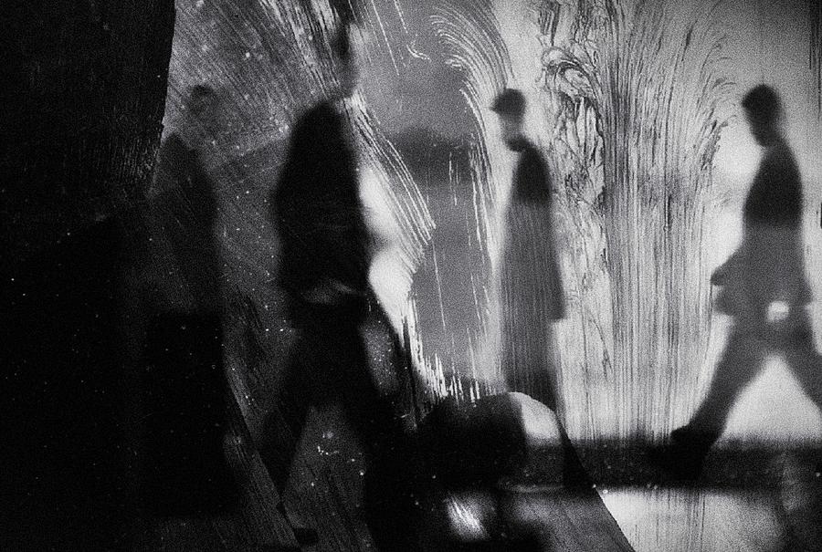 Shadows ( Walkers ) Photograph by Dalibor Davidovic