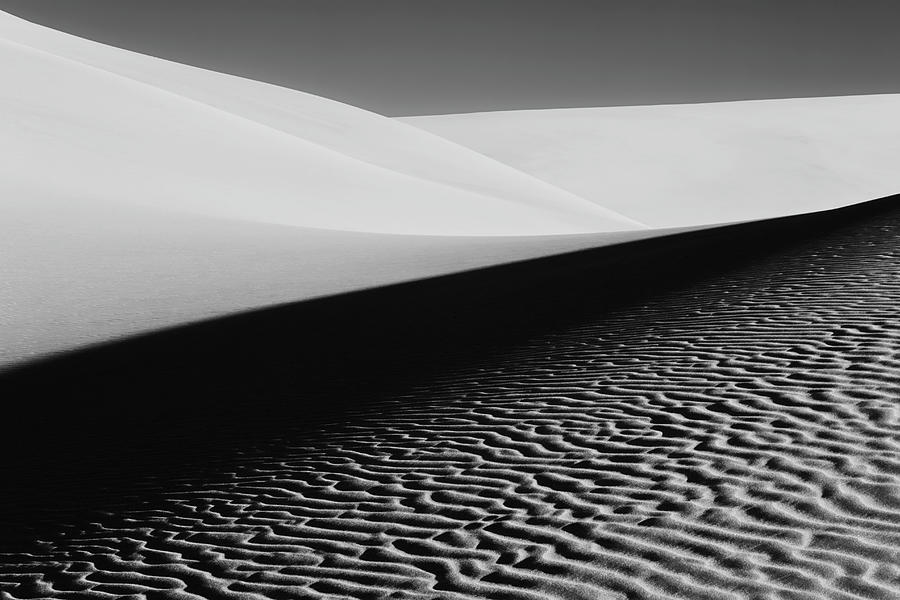 Shadows And Light at Great Sand Dunes Photograph by Robert Woodward