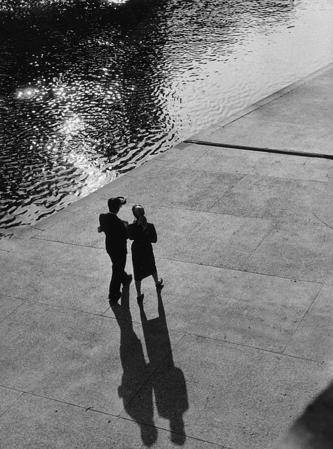 Shadowy Stroll Photograph by Thurston Hopkins