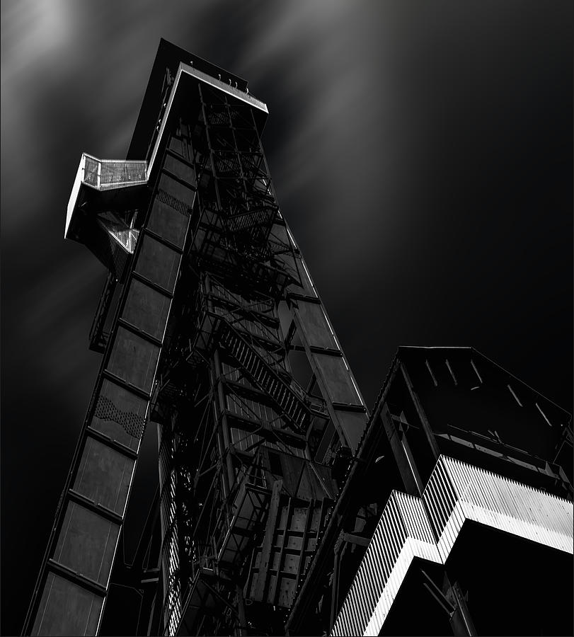 Shaft Photograph - Shaft Tower by Gilbert Claes