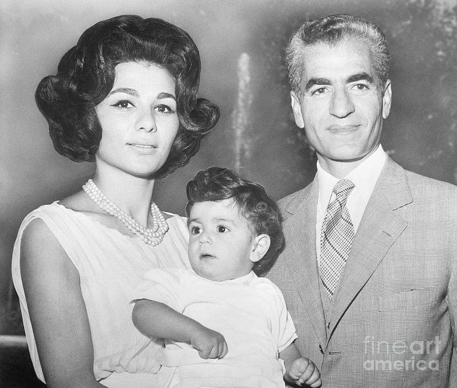 Shah Reza Pahlevi With Family Photograph by Bettmann