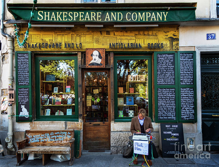 Shakespeare and Company Bookstore Photograph by Craig J Satterlee