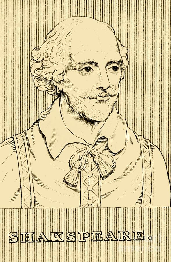 Shakspeare Drawing by Print Collector