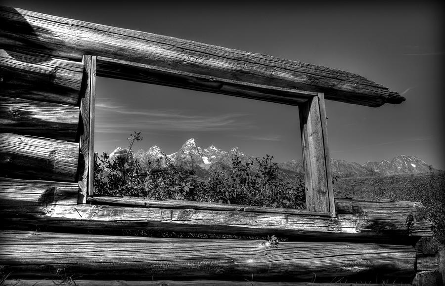 Shane Cabin Window Photograph by Michael Morse - Fine Art America