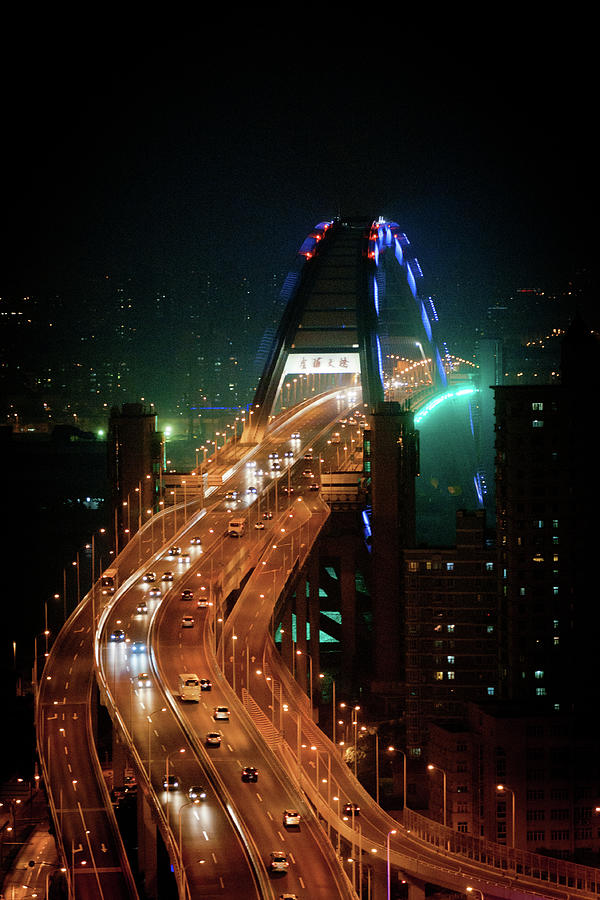 Shanghai Lupu Bridge Photograph by Allister Chiongs Photography