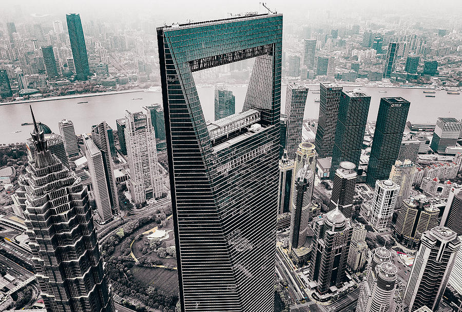 Shanghai World Financial Center Photograph by Carmine Chiriac