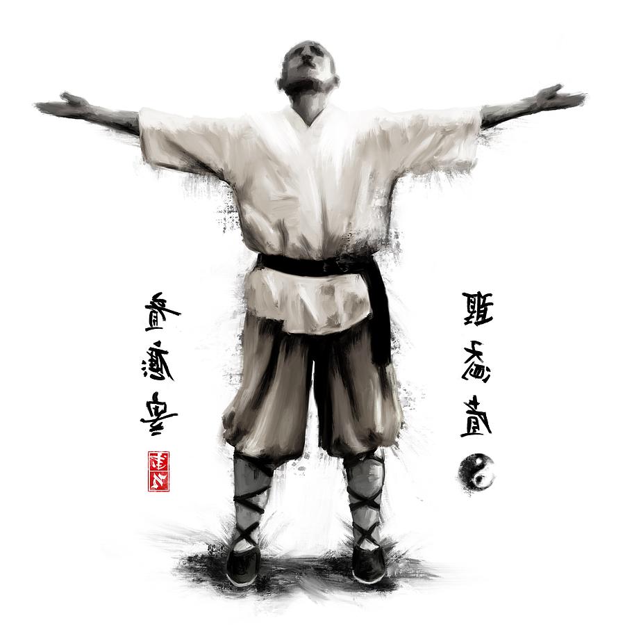 shaolin kung fu drawings