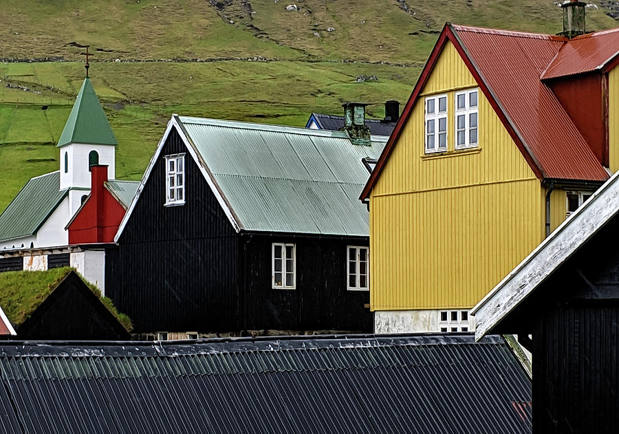 Shapes and Colors of Faroe Living Photograph by Imagery-at- Work