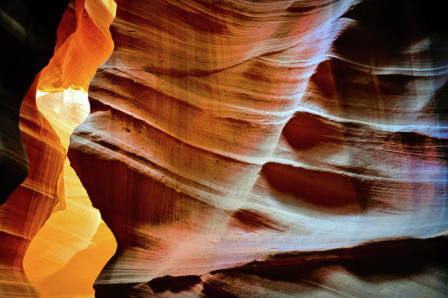 Shapes At Antelope Canyon In Arizona Photograph by Pavliha