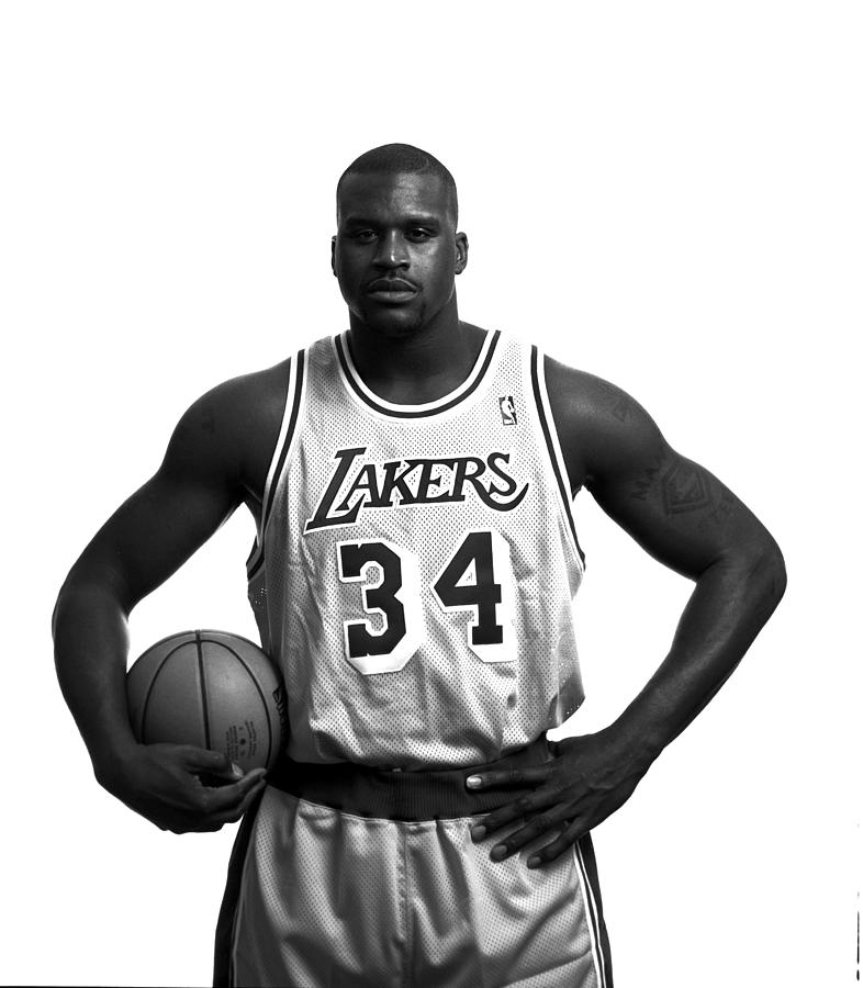 Los Angeles Lakers Photograph - Shaquille Oneal Portrait Session by Bob Berg