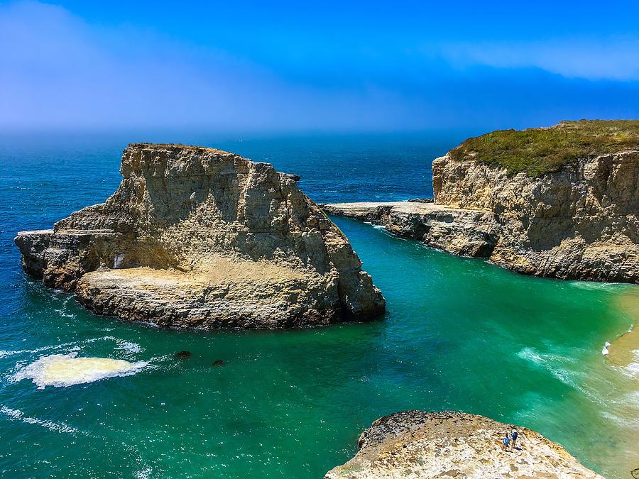 Shark Fin Cove Photograph by Christina Ford
