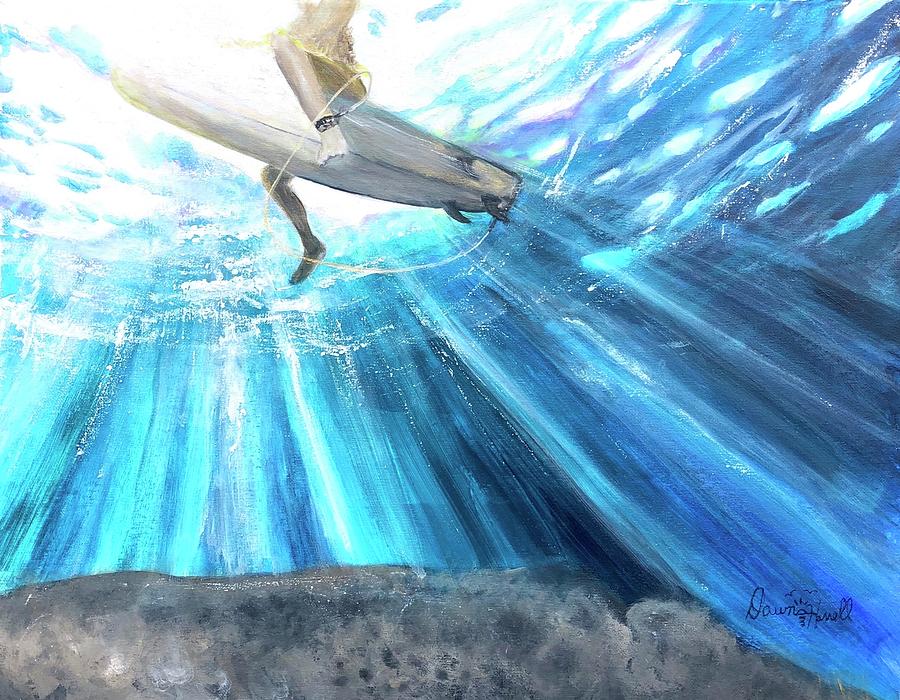 Shark Karma Painting by Dawn Harrell