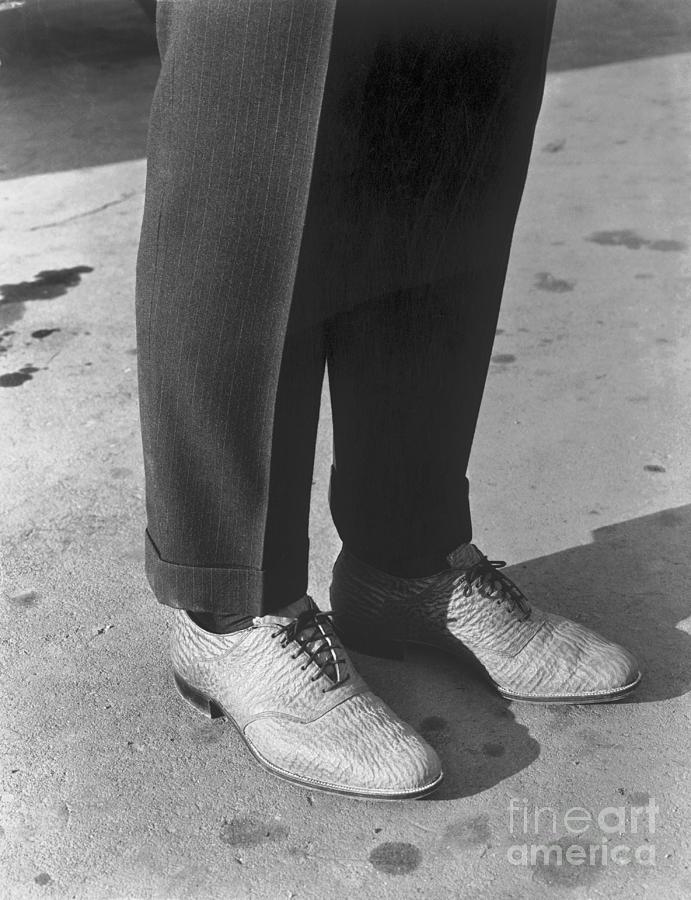 Sharkskin Shoes Of Hal E. Roach Photograph by Bettmann