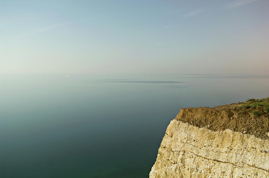 Sharp Edge Of A Cliff Overlooking The Photograph by Andre Lichtenberg Sharp Edge Of A Cliff Overlooking The Photograph by Andre Lichtenberg