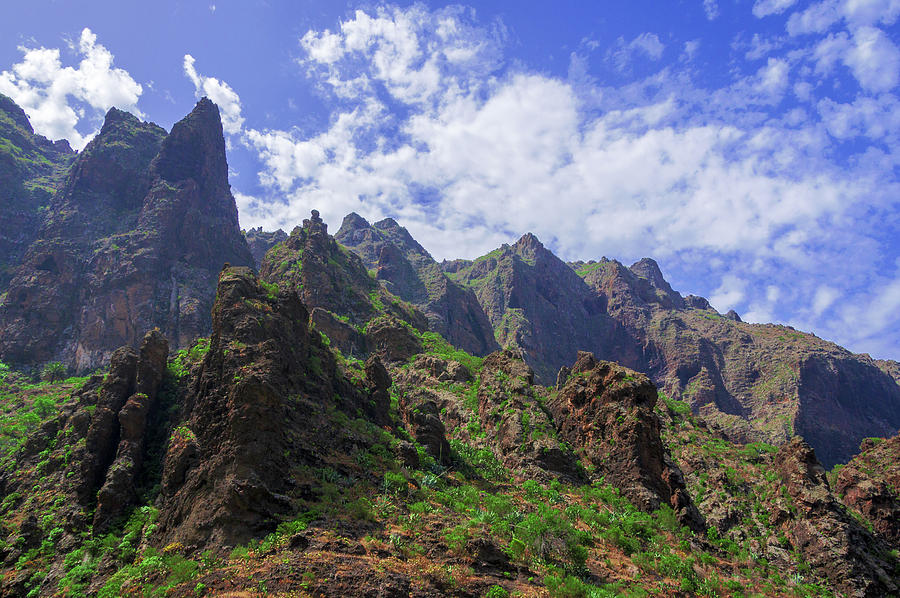 Sharp Rocks In The Teno Massif Photograph by Sun Travels