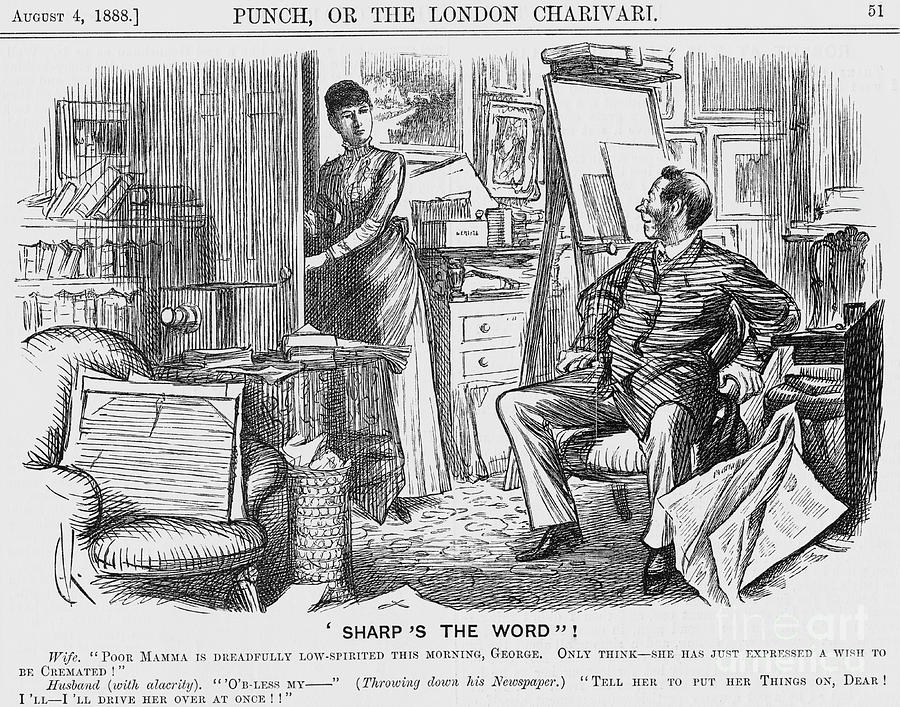 Sharps The Word, 1888 Drawing by Print Collector