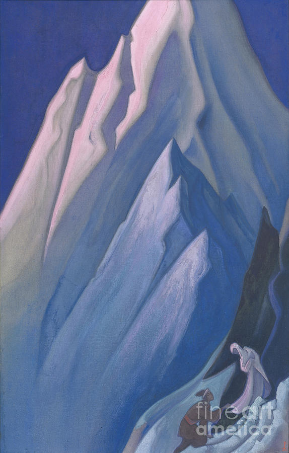She Who Leads, 1944. Artist Roerich Drawing by Heritage Images