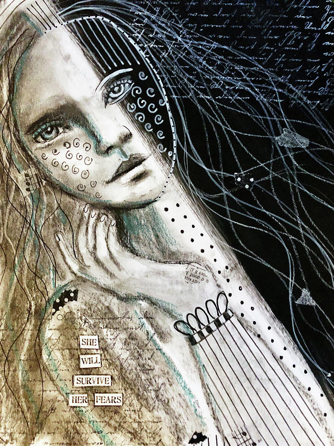 She will survive Mixed Media by Lynn Colwell