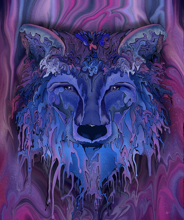 She Wolf Digital Art by Mark Taylor