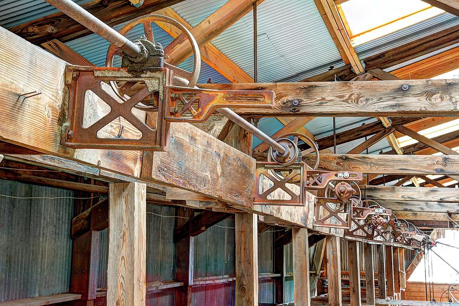 Shearing Pulleys Photograph by Jerry Sodorff
