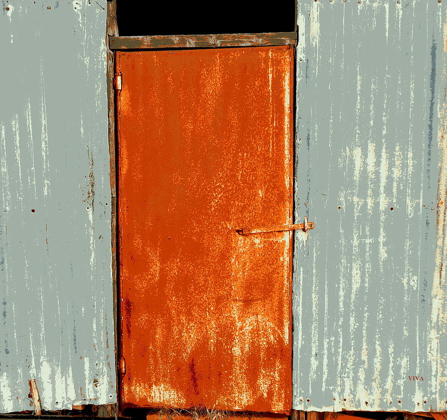 Shearing Shed Door Photograph by VIVA Anderson