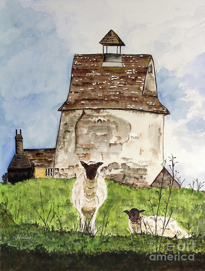 Sheep Barn Painting By Tonya Hudson