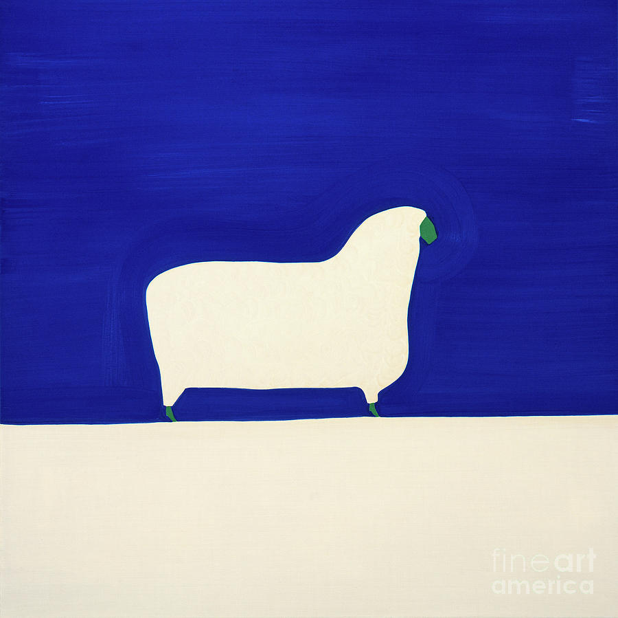 Sheep Painting by Cristina Rodriguez