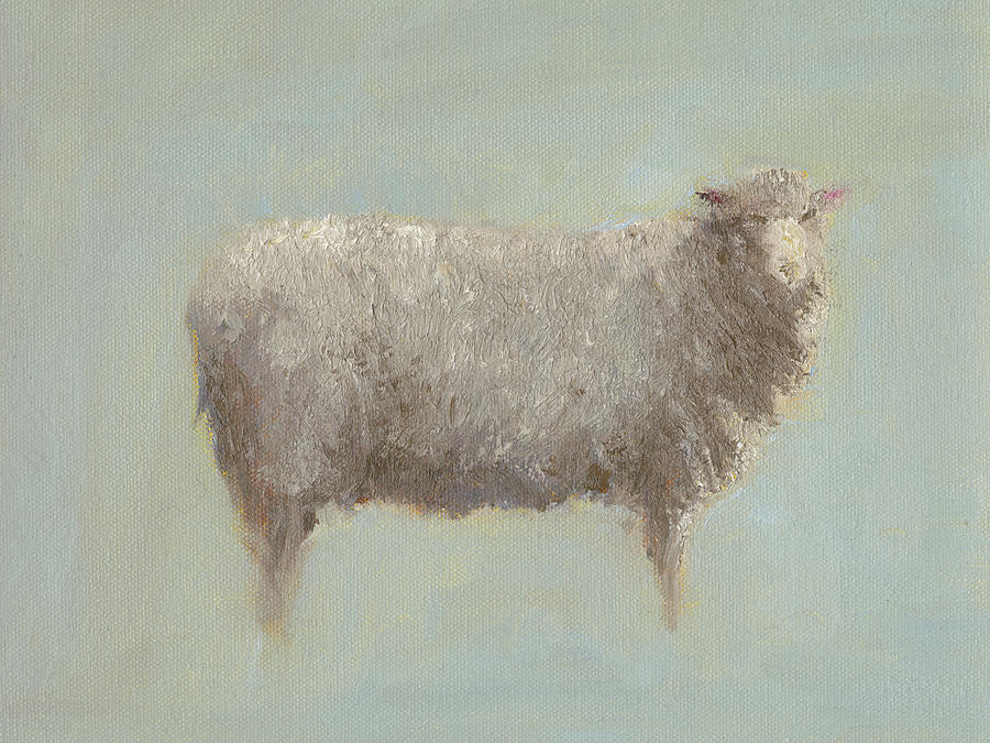 Animal Painting - Sheep Strut IIi by Marilyn Wendling